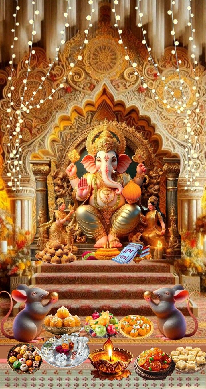 Ganapathy - With Lamp