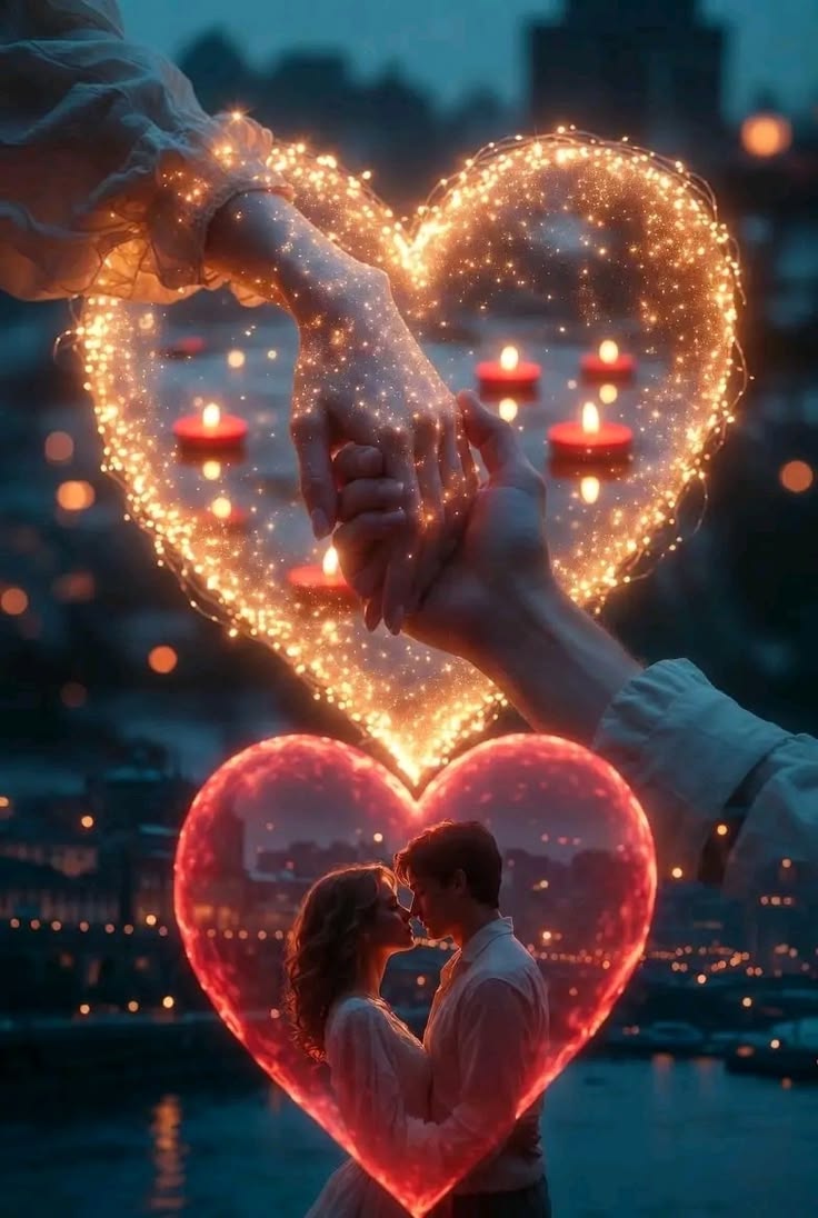 Couple Love - Double Heart